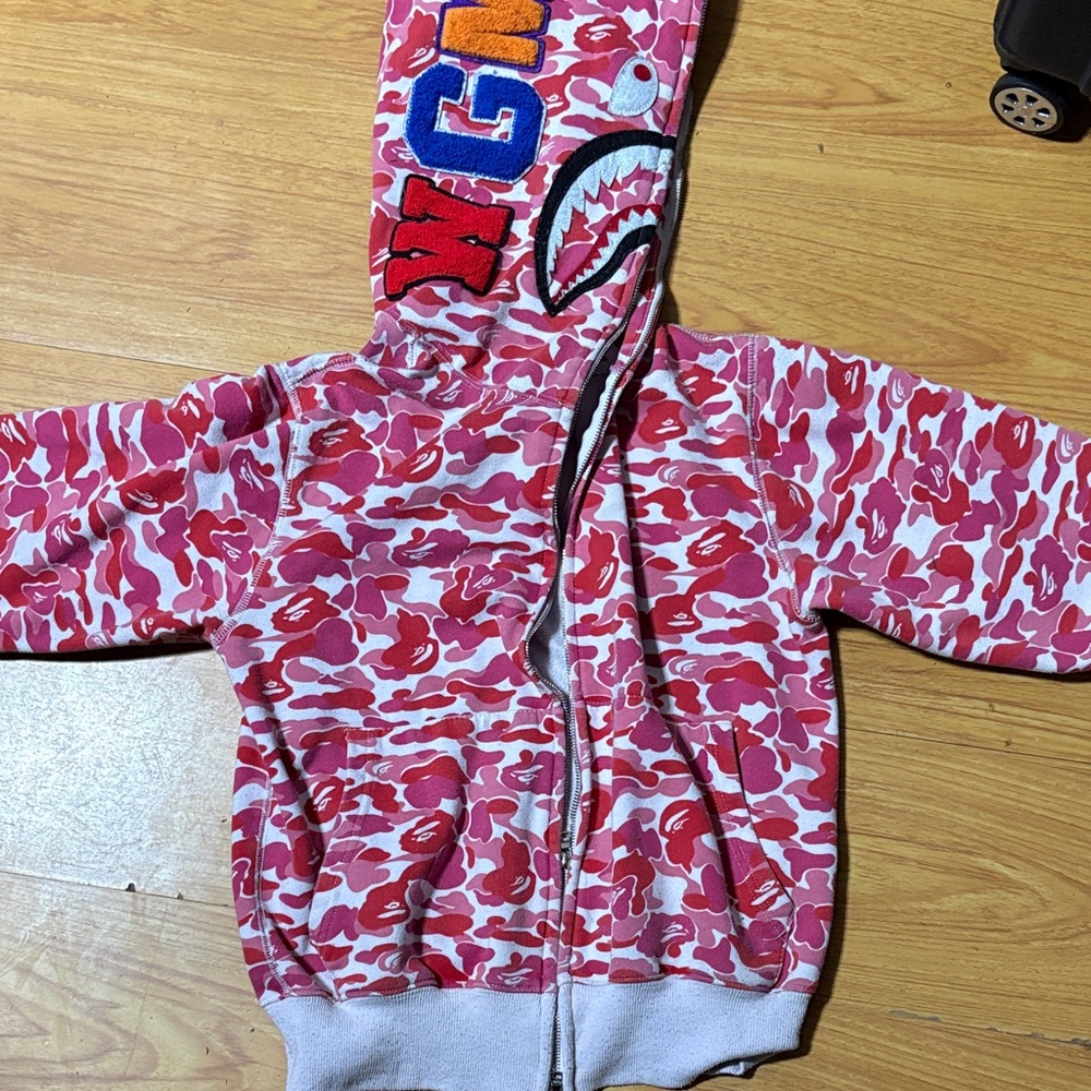 Bape Red Camo Hoodie